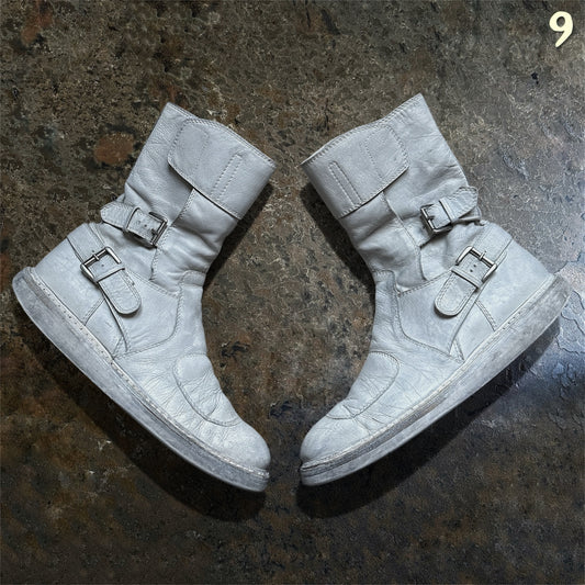 Ann Demeulemeester Archive SS/11 White Fencing Boots | 45