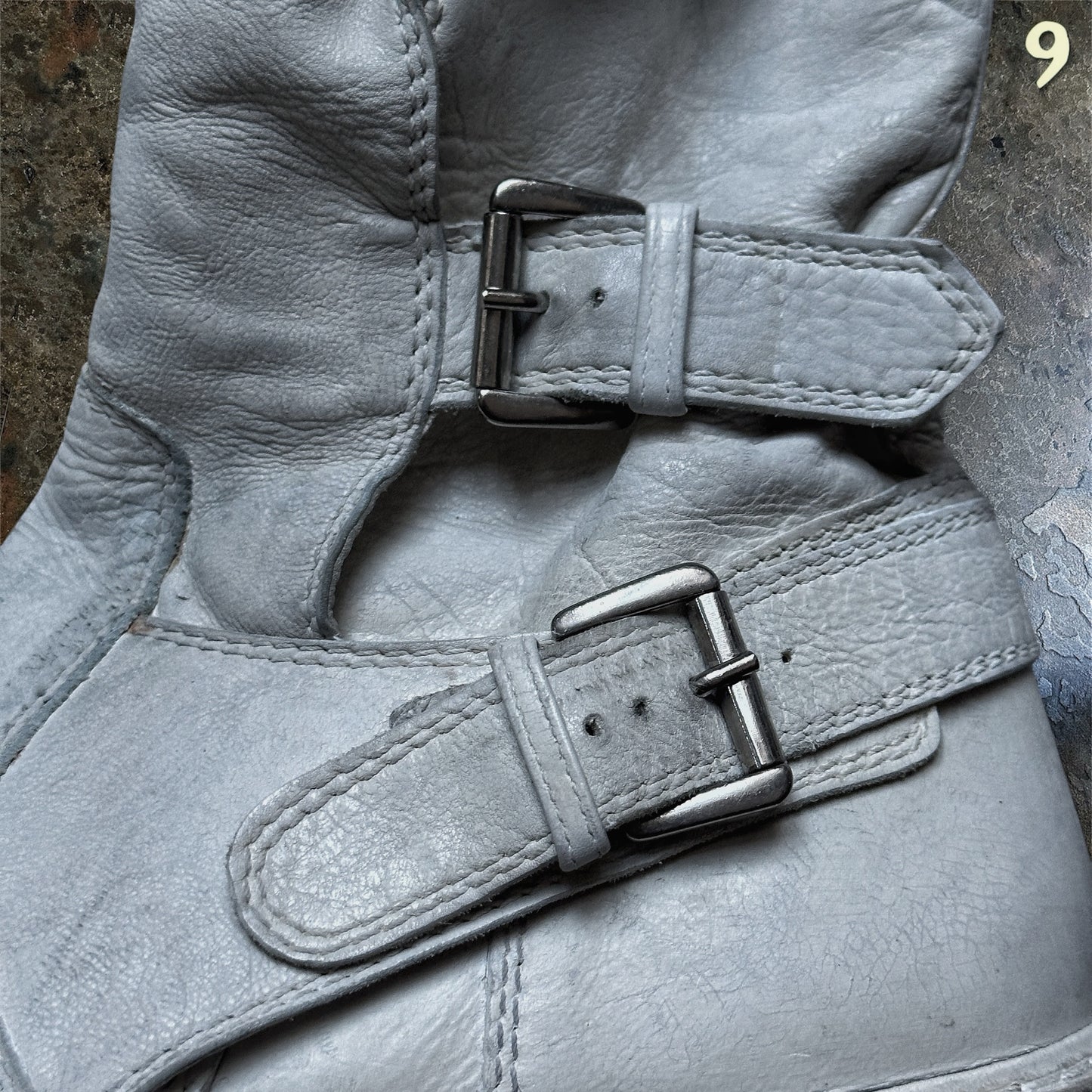 Ann Demeulemeester Archive SS/11 White Fencing Boots | 45