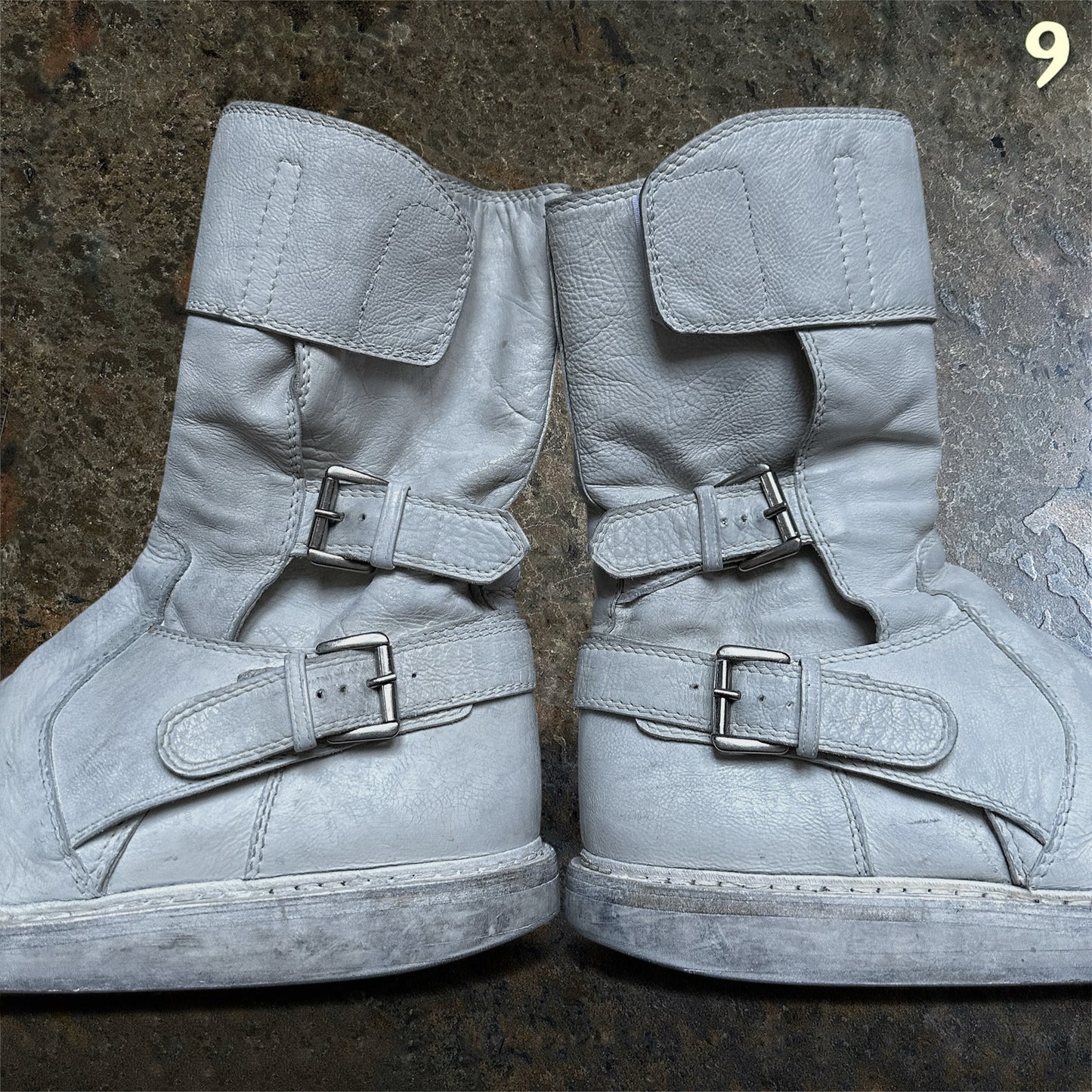 Ann Demeulemeester Archive SS/11 White Fencing Boots | 45