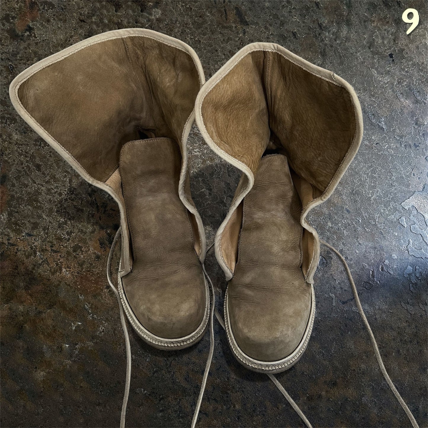 Dirk Bikkembergs Archive Femme Line 1991/92 Leather Lace through Heel Boots |38.5