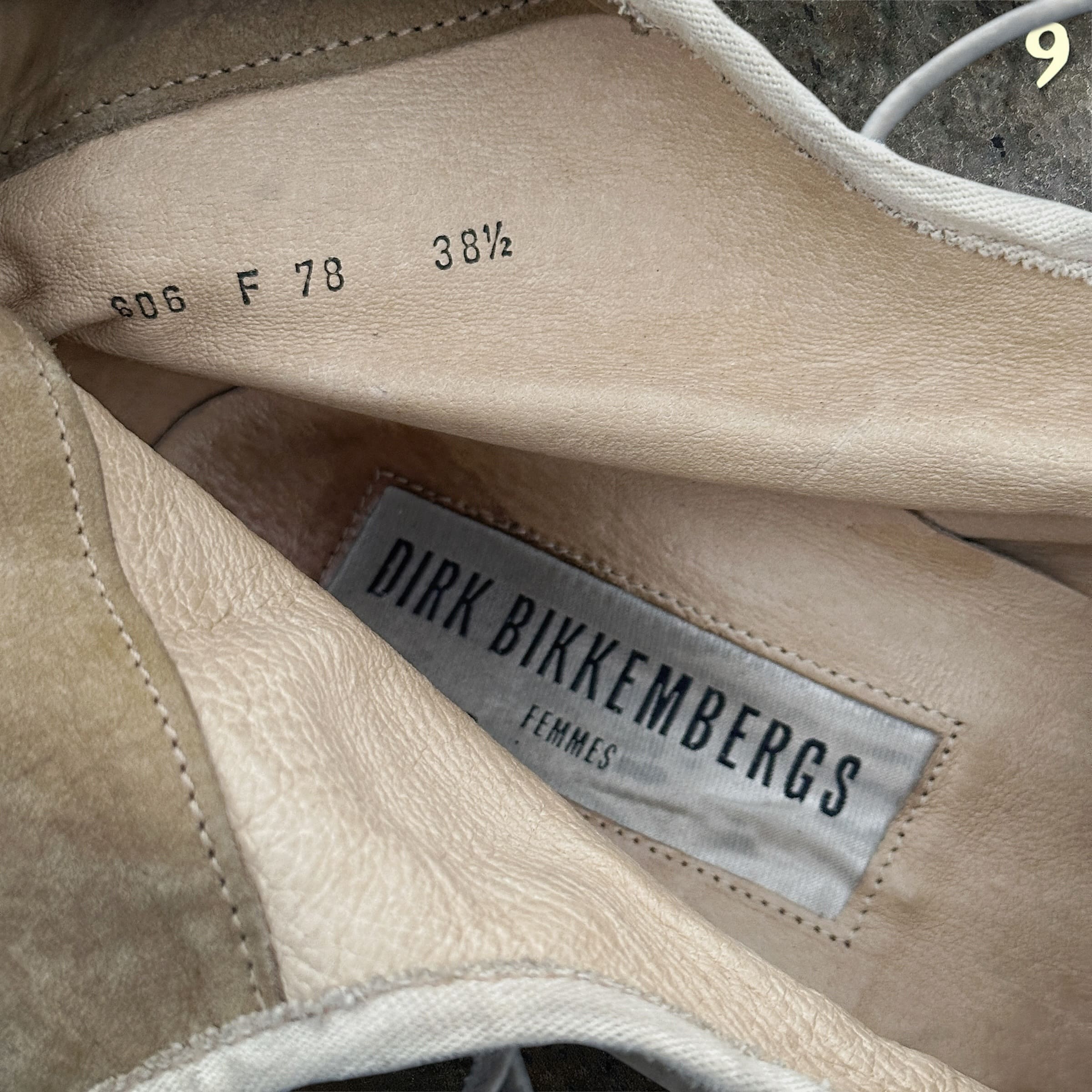Dirk Bikkembergs Femme 90s Lace-Through Boots | 38.5 – ninesells