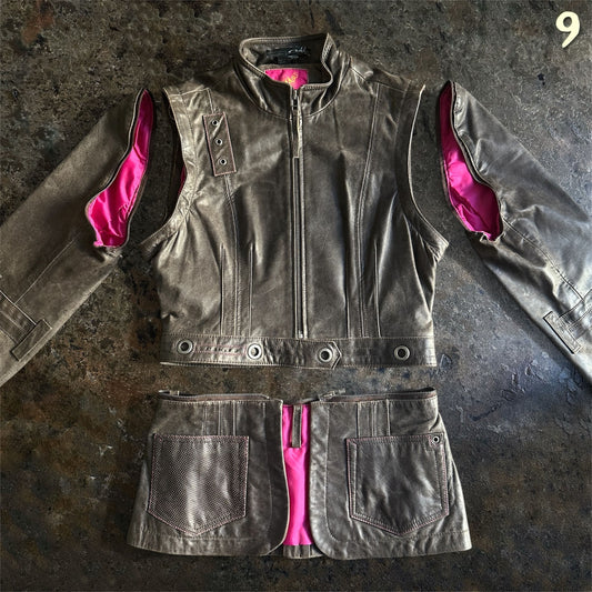 Oakley Vintage Modular 4 in 1 Genuine Leather Jacket |S