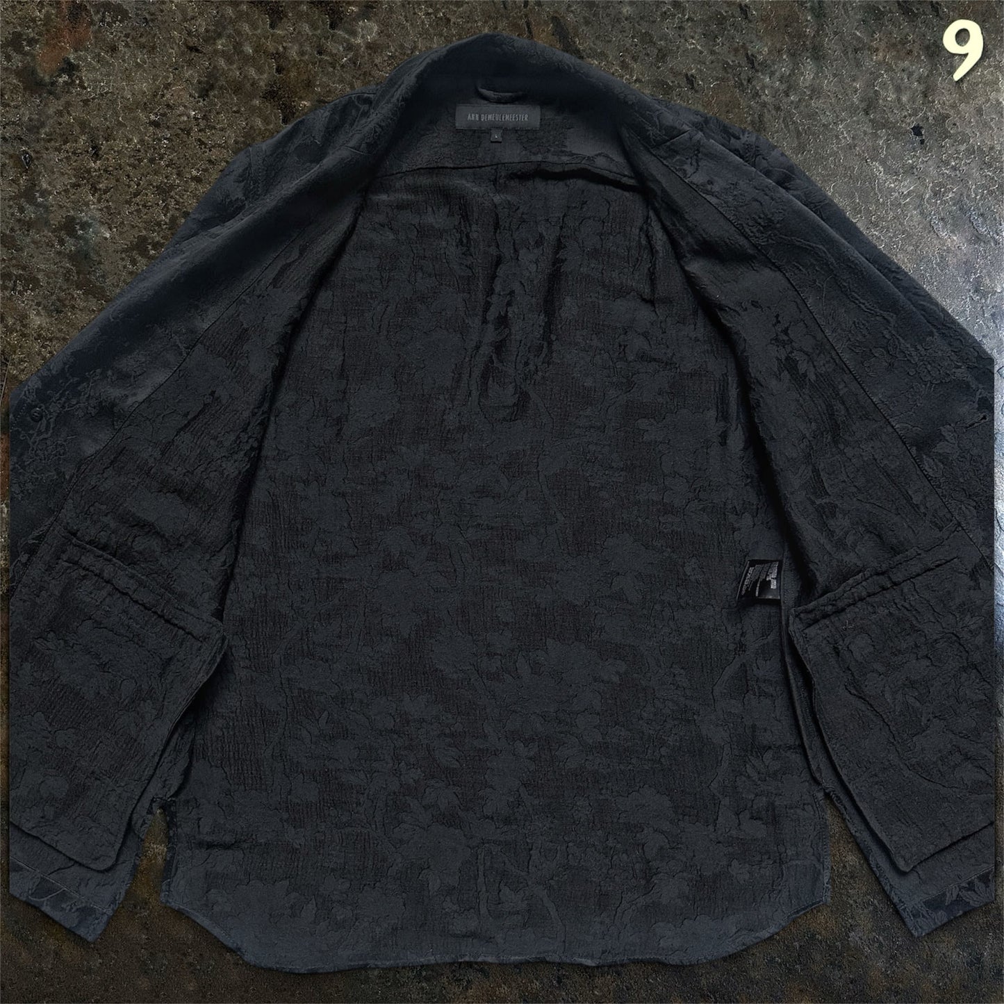 Ann Demeulemeester Archive SS/13 Runway Jacquard Blazer |L