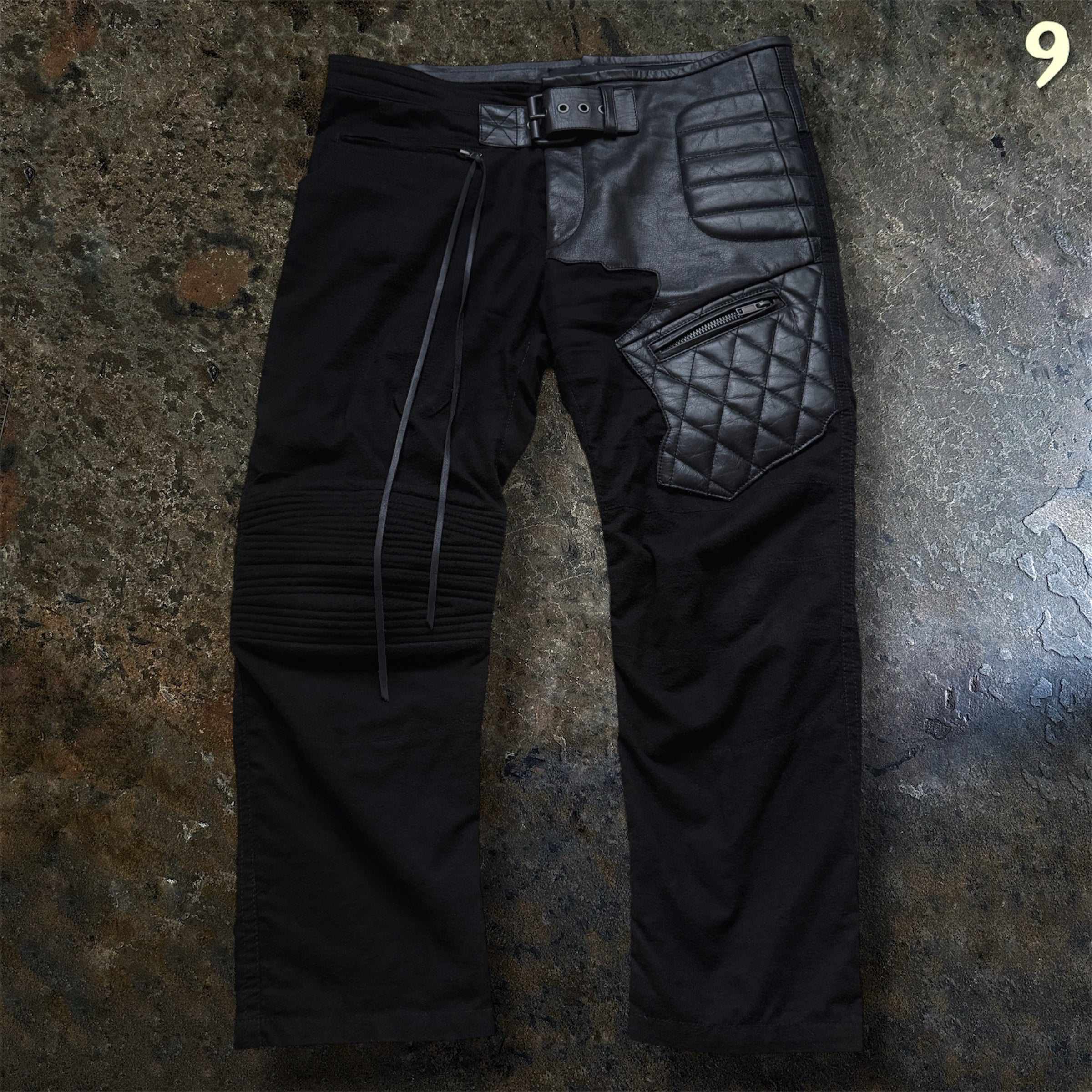Haider Ackermann FW17 Leather Biker Trousers | XL – ninesells