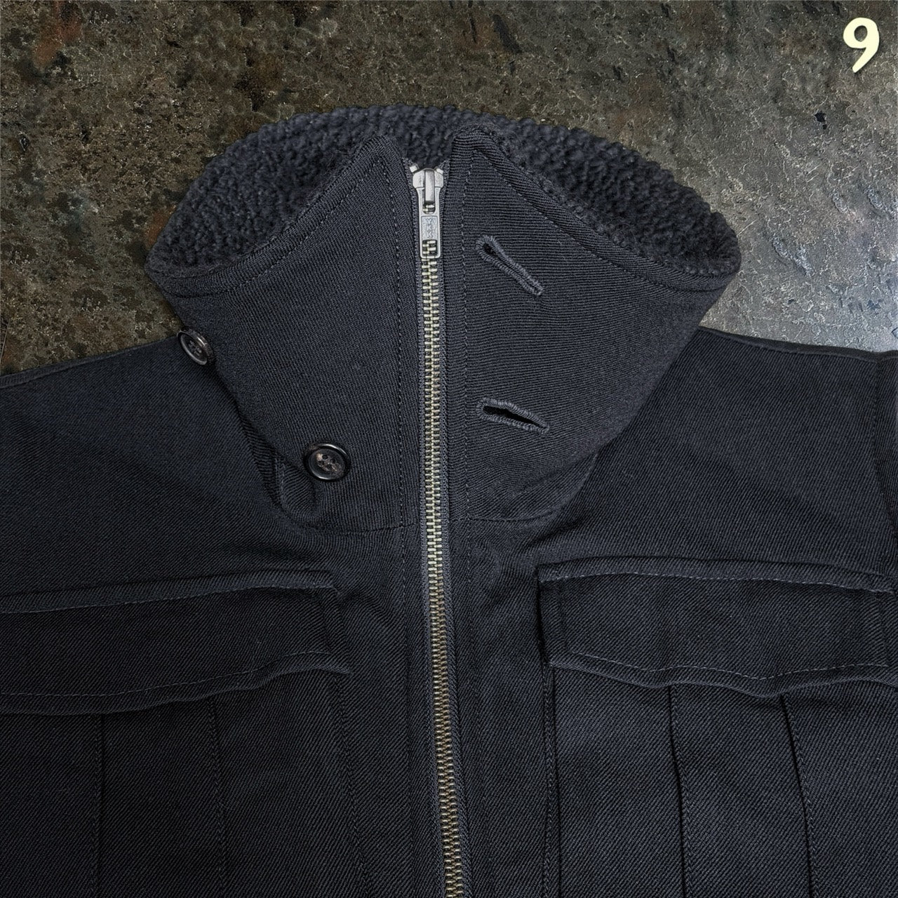 Ann Demeulemeester Archive Black High-Neck Tactical Wool Vest Size M ninesells - photo 5