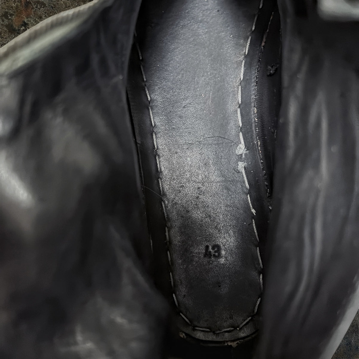 Guidi 1896 PLS front zip boots in black horse leather, EU 43 — product photograph 16